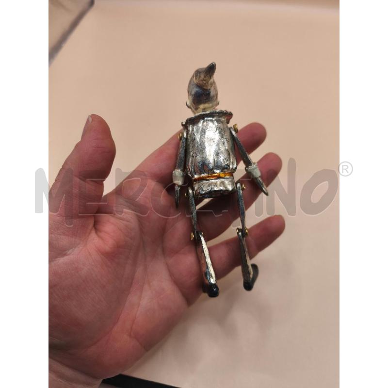 PUPAZZETTO CARNEVALE METALLO | Mercatino dell'Usato Volpago del montello 3