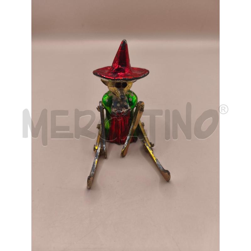 PUPAZZETTO CARNEVALE METALLO COLORATO | Mercatino dell'Usato Volpago del montello 1
