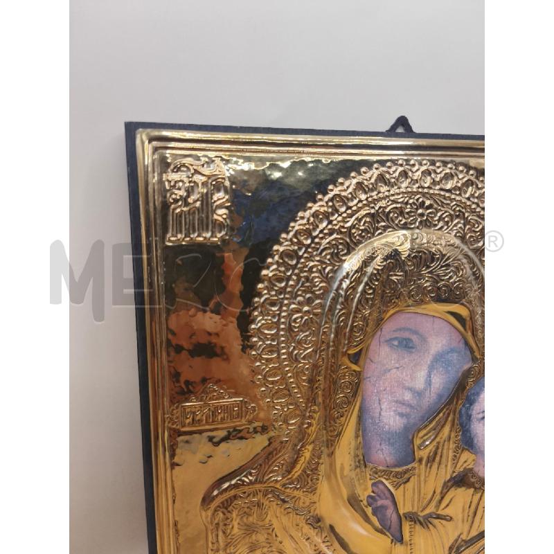 QUADRO ICONA MADONNA CON BAMBINO ARGENTO | Mercatino dell'Usato Volpago del montello 2