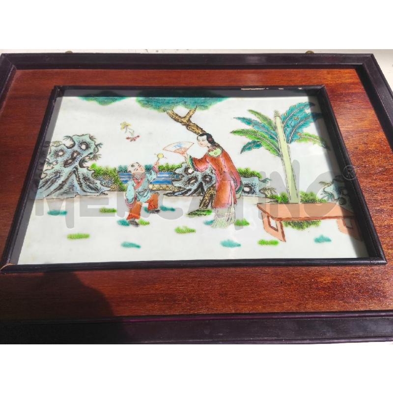 QUADRO ORIENTALE IN CERAMICA | Mercatino dell'Usato Volpago del montello 1