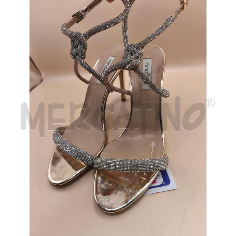 SANDALI DONNA COLOR PLATINO NINALILOU | Mercatino dell'Usato Volpago del montello 2
