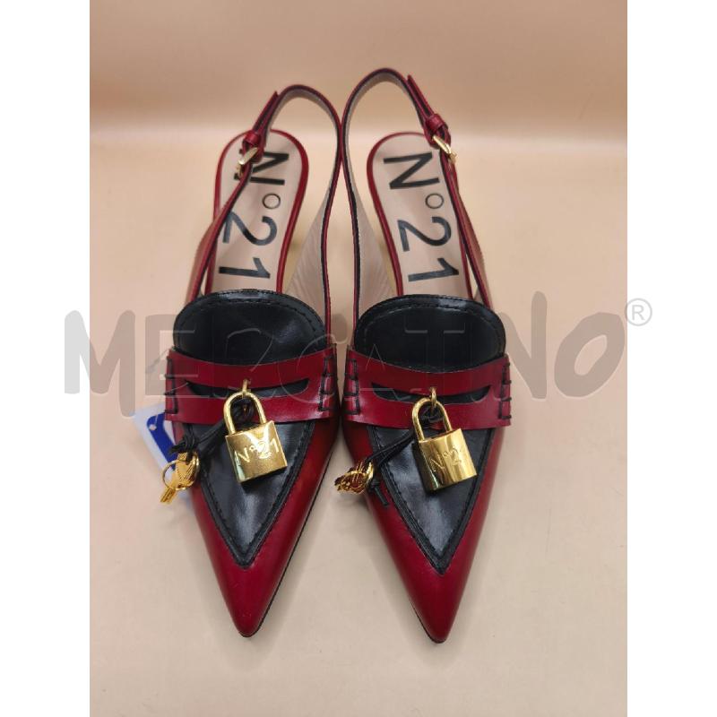 SANDALI DONNA ROSSO NERO N21 | Mercatino dell'Usato Volpago del montello 2