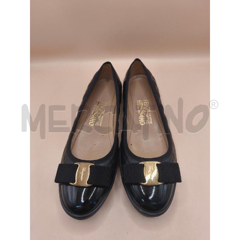 SCARPE DONNA FERRAGAMO NERI | Mercatino dell'Usato Volpago del montello 2