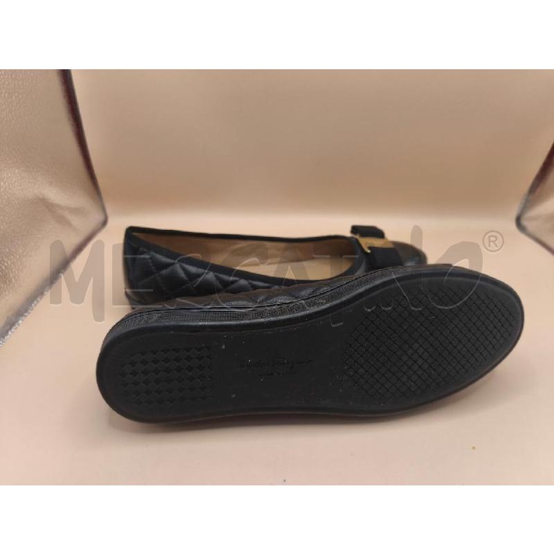 SCARPE DONNA FERRAGAMO NERI | Mercatino dell'Usato Volpago del montello 4