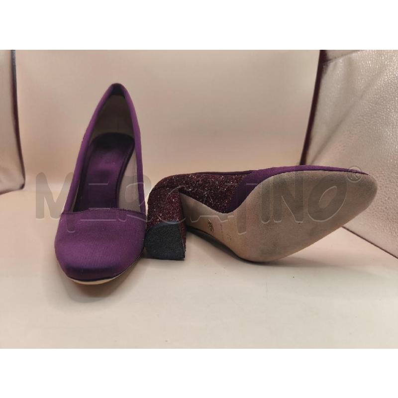 SCARPE TACCHI VIOLA ROSSO GLITER GAMBATTISTA VALLI | Mercatino dell'Usato Volpago del montello 5