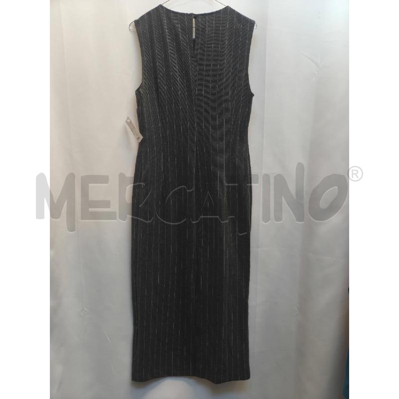 VESTITO DONNA KARTIKA GRIGIO RIGHE  | Mercatino dell'Usato Volpago del montello 4