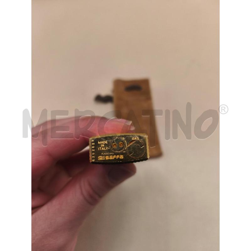 ACCENDINO SAFFA PLACCATO ORO | Mercatino dell'Usato Volpago del montello 4