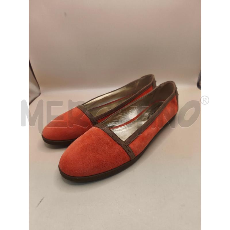 BALLERINA TODS ARANCIONE BORDO MARRONE  | Mercatino dell'Usato Volpago del montello 1