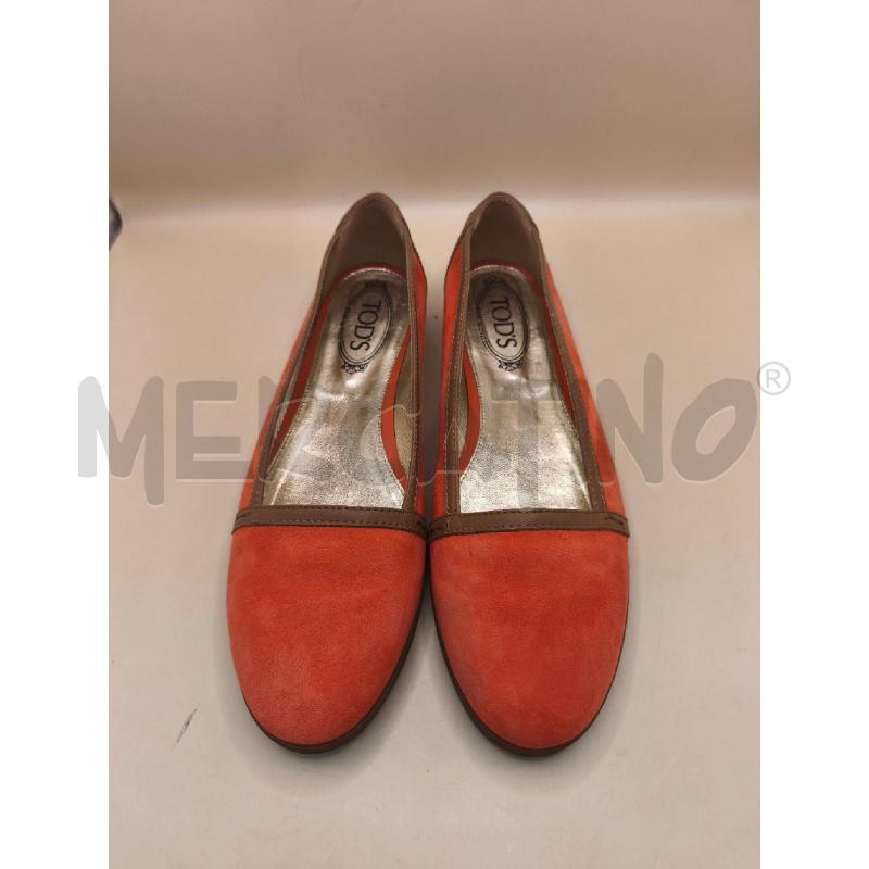BALLERINA TODS ARANCIONE BORDO MARRONE  | Mercatino dell'Usato Volpago del montello 2
