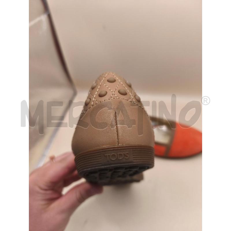 BALLERINA TODS ARANCIONE BORDO MARRONE  | Mercatino dell'Usato Volpago del montello 4