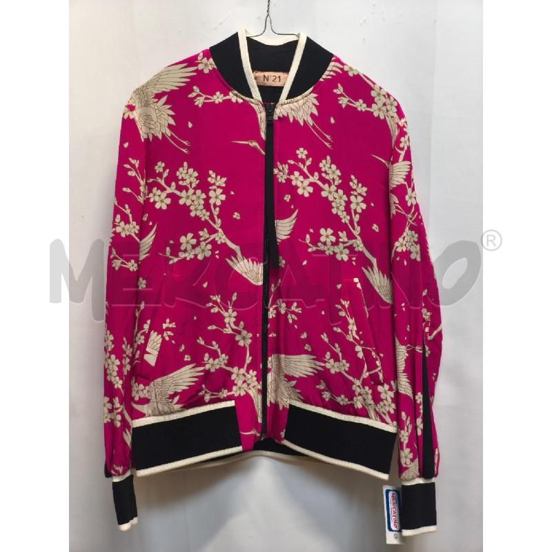 BOMBER DONNA N21 VIOLA CICLAMINO FIORI  | Mercatino dell'Usato Volpago del montello 1