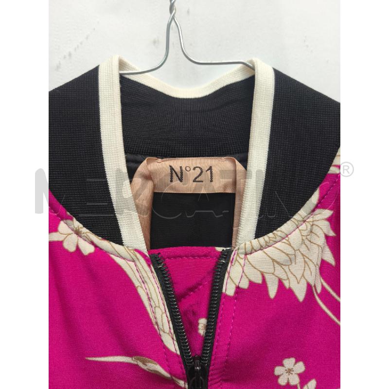 BOMBER DONNA N21 VIOLA CICLAMINO FIORI  | Mercatino dell'Usato Volpago del montello 2