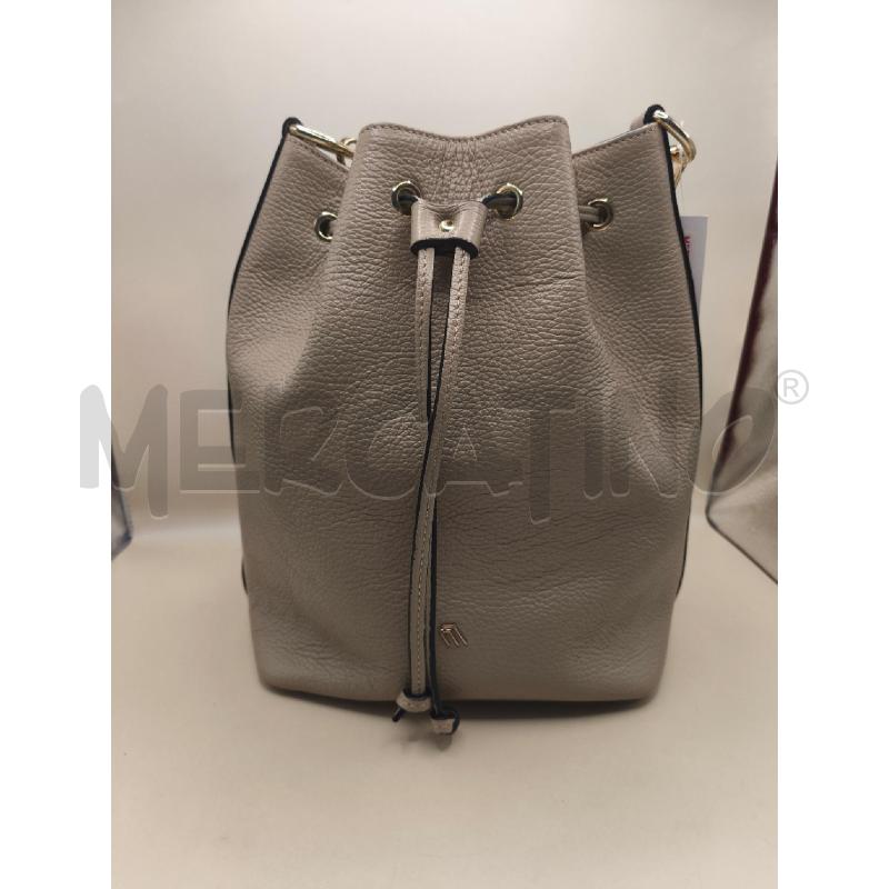 BORSA DONNA FRAU MARRONE MANICO STOFA  NERO | Mercatino dell'Usato Volpago del montello 1