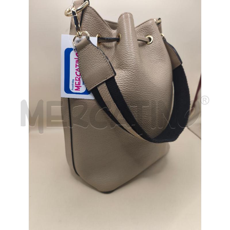 BORSA DONNA FRAU MARRONE MANICO STOFA  NERO | Mercatino dell'Usato Volpago del montello 3