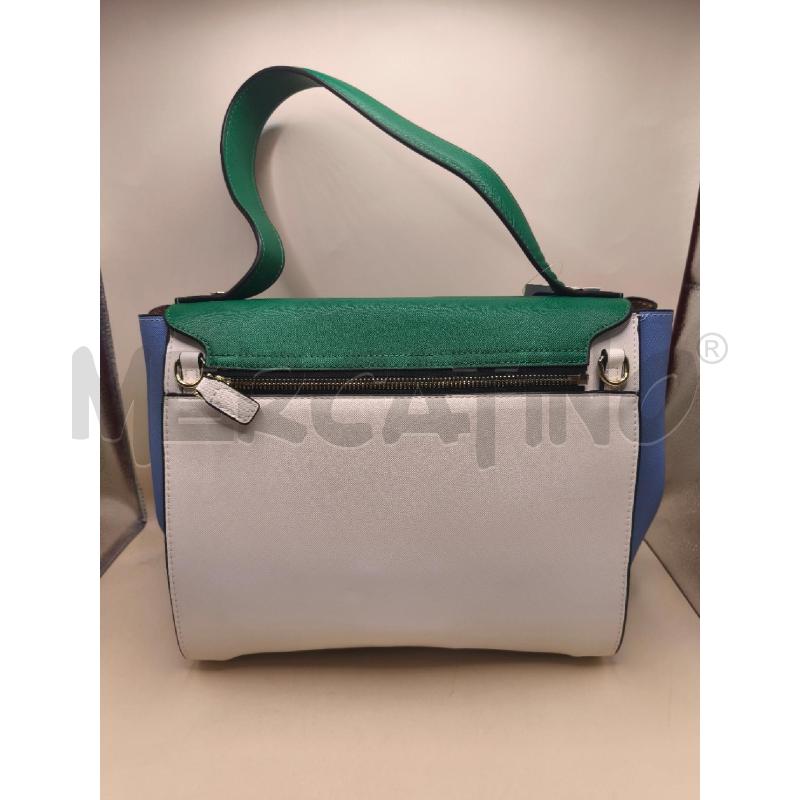 BORSA DONNA MARELLA AZZURRA VERDE BIANCA +RICAMBIO | Mercatino dell'Usato Volpago del montello 2