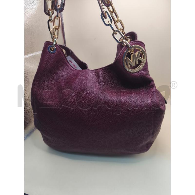 BORSA DONNA MICHEAL KORS PRUGNA | Mercatino dell'Usato Volpago del montello 2