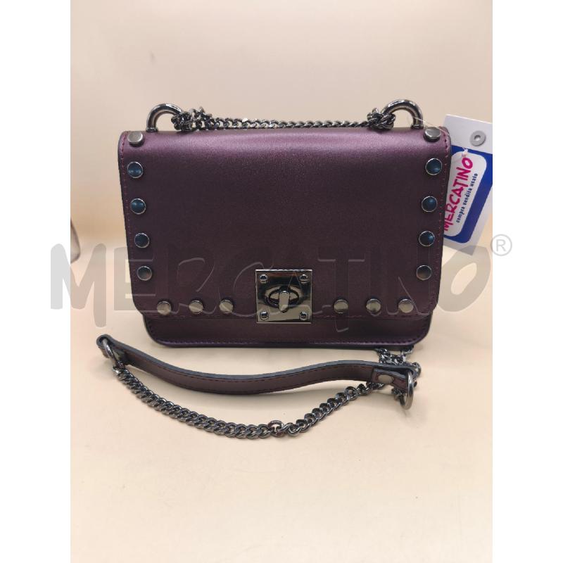 BORSA DONNA SCHEILAN COLOR MELANZANA  | Mercatino dell'Usato Volpago del montello 1