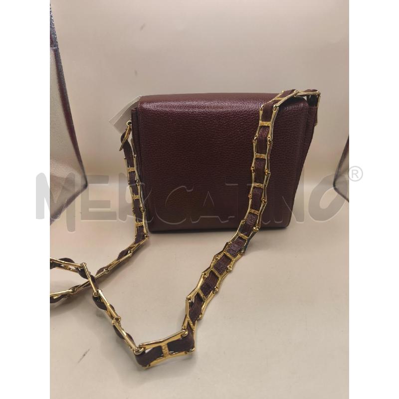 BORSA PELLE GIANNI VERSACE MARRONE  | Mercatino dell'Usato Volpago del montello 3