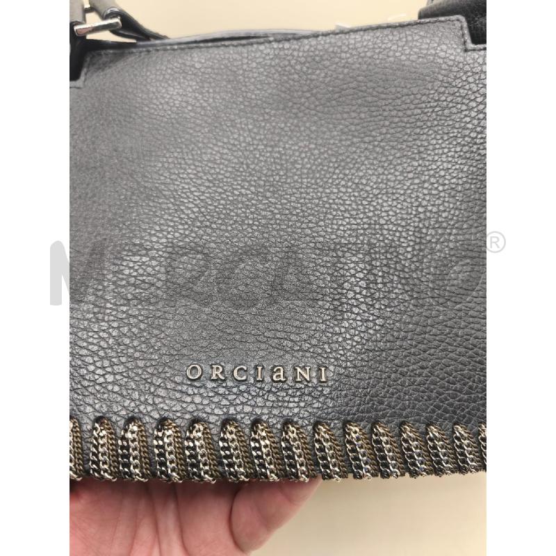 BORSA PELLE ORCIANI NERA  | Mercatino dell'Usato Volpago del montello 2