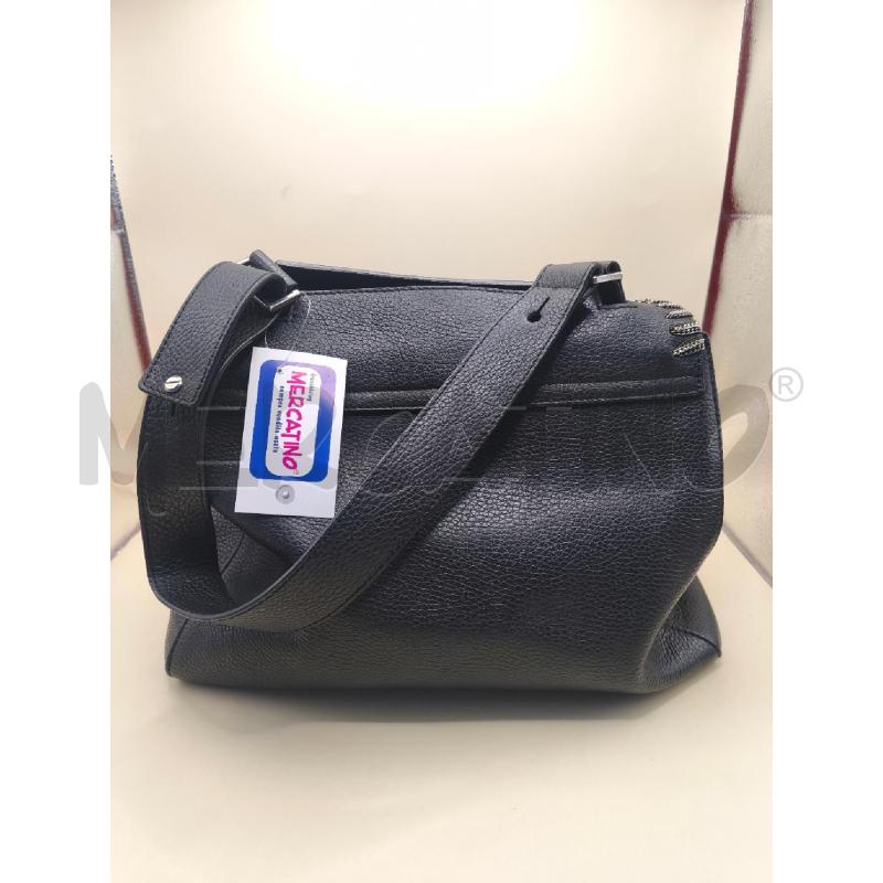 BORSA PELLE ORCIANI NERA  | Mercatino dell'Usato Volpago del montello 3