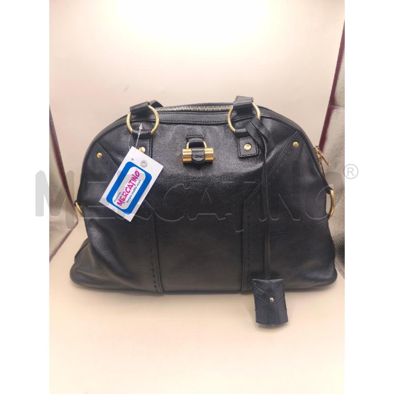 BORSA PELLE YVES SAINT LAURENT NERA  | Mercatino dell'Usato Volpago del montello 1