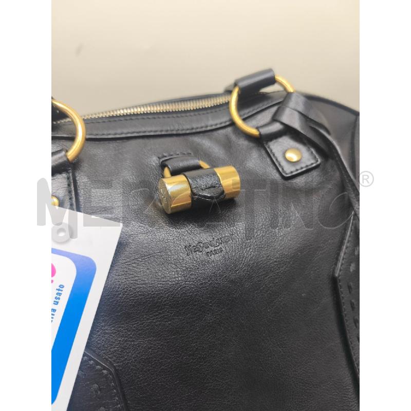 BORSA PELLE YVES SAINT LAURENT NERA  | Mercatino dell'Usato Volpago del montello 2