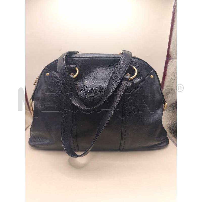 BORSA PELLE YVES SAINT LAURENT NERA  | Mercatino dell'Usato Volpago del montello 3