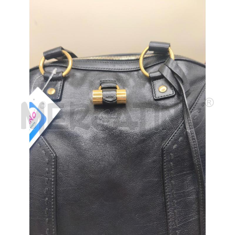 BORSA PELLE YVES SAINT LAURENT NERA  | Mercatino dell'Usato Volpago del montello 5