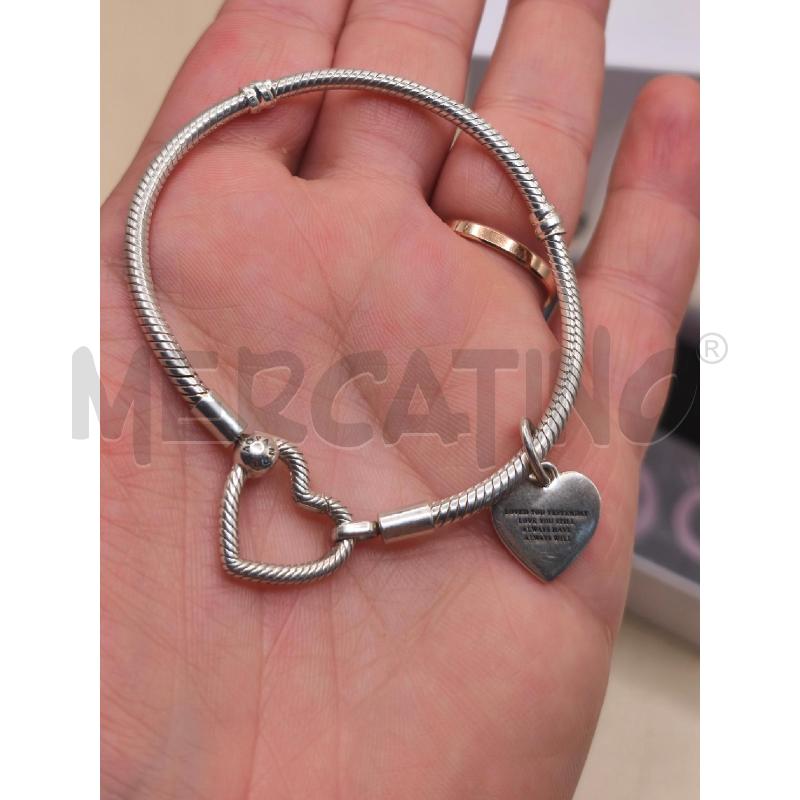 BRACCIALE PANDORA CON CUORICINO  | Mercatino dell'Usato Volpago del montello 4