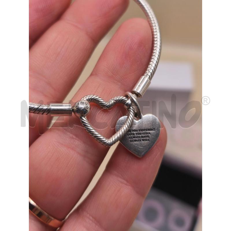 BRACCIALE PANDORA CON CUORICINO  | Mercatino dell'Usato Volpago del montello 5