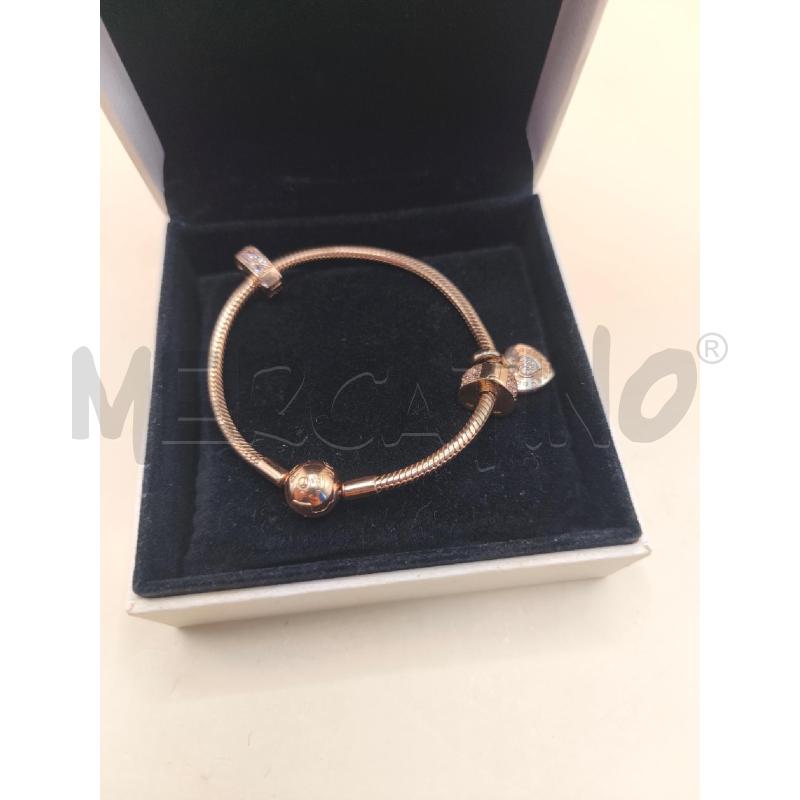 BRACCIALE PANDORA RAMATO CHARMS  | Mercatino dell'Usato Volpago del montello 2