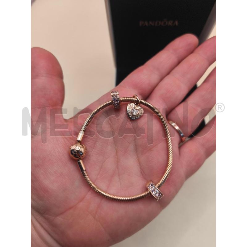 BRACCIALE PANDORA RAMATO CHARMS  | Mercatino dell'Usato Volpago del montello 4