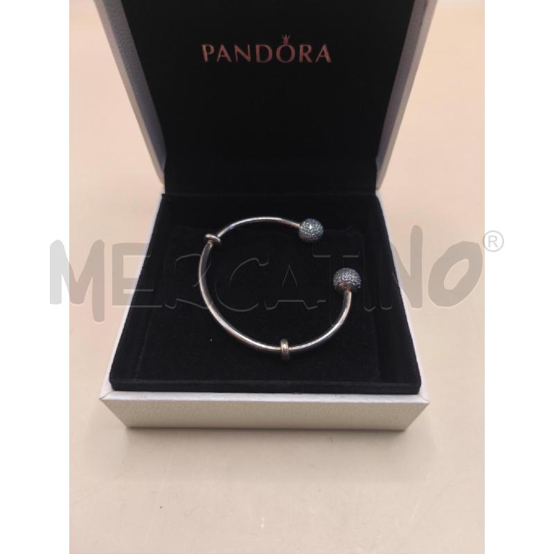 BRACCIALE RIGIDO PANDORA 925 PERLINE STRASS  | Mercatino dell'Usato Volpago del montello 4