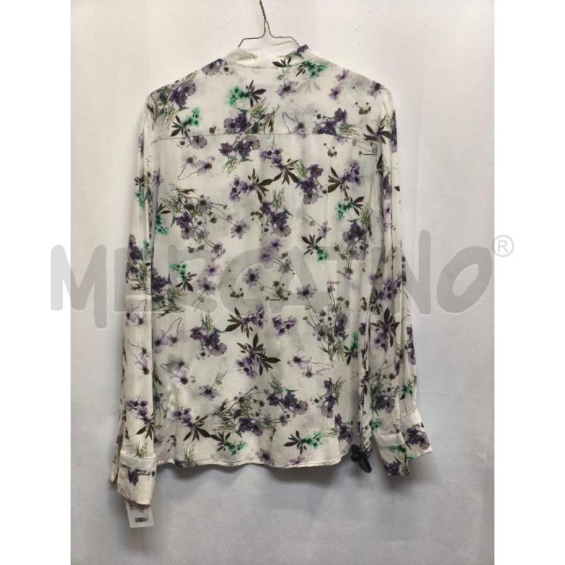 CAMICIA DONNA AND FIORI VIOLA VERDE  | Mercatino dell'Usato Volpago del montello 4