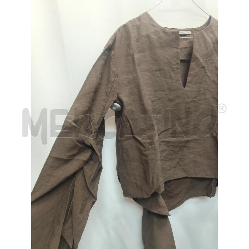 CAMICIA DONNA BACKGROUND NMARRONE  | Mercatino dell'Usato Volpago del montello 3