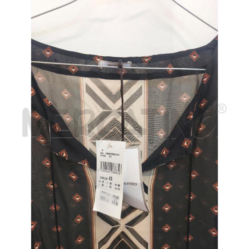 CAMICIA DONNA ELENA MIRÒ NERAS TRASP DISEGNI PANNA  | Mercatino dell'Usato Volpago del montello 2
