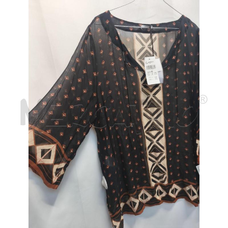 CAMICIA DONNA ELENA MIRÒ NERAS TRASP DISEGNI PANNA  | Mercatino dell'Usato Volpago del montello 3