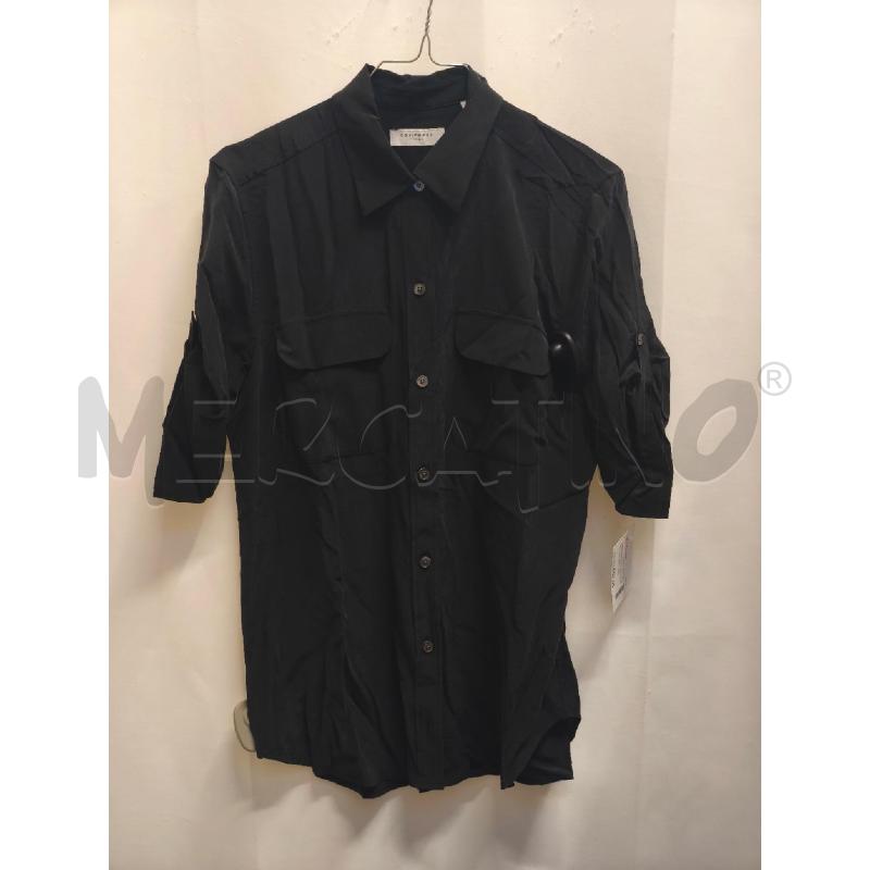CAMICIA DONNA EQUIPMENT %100 SETA NERA  | Mercatino dell'Usato Volpago del montello 1