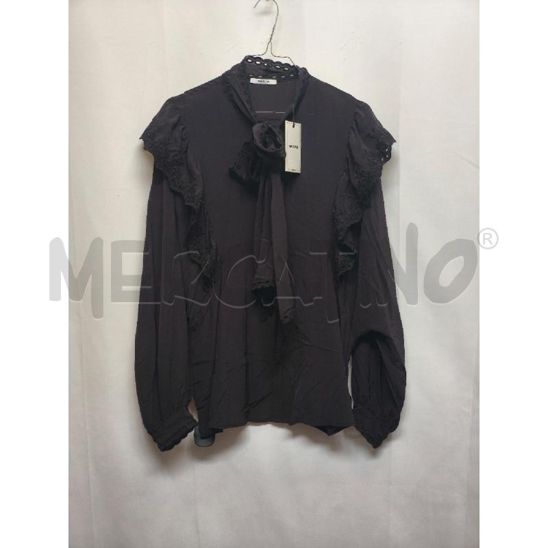 CAMICIA DONNA GAS GRIGIA SCURA PIZZO | Mercatino dell'Usato Volpago del montello 1