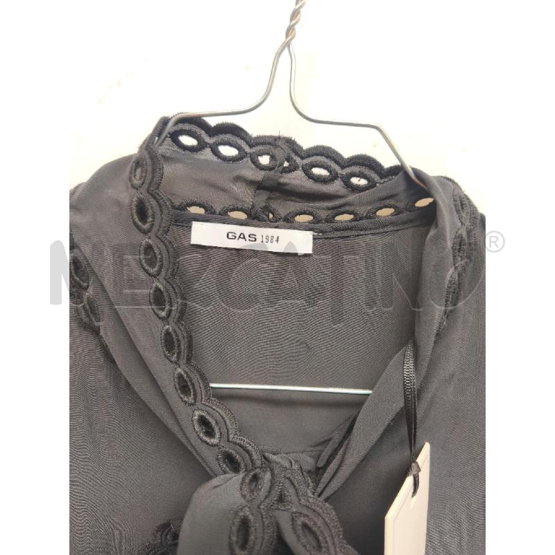 CAMICIA DONNA GAS GRIGIA SCURA PIZZO | Mercatino dell'Usato Volpago del montello 2