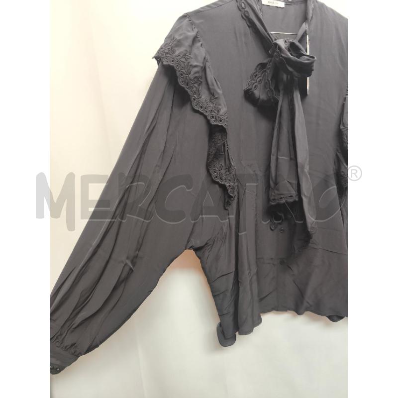 CAMICIA DONNA GAS GRIGIA SCURA PIZZO | Mercatino dell'Usato Volpago del montello 3