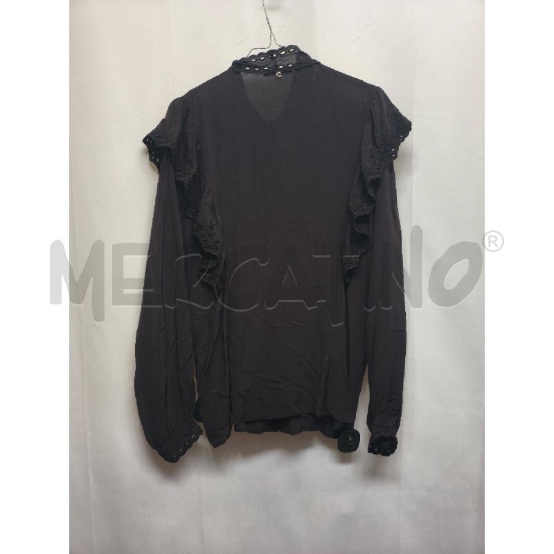 CAMICIA DONNA GAS GRIGIA SCURA PIZZO | Mercatino dell'Usato Volpago del montello 4