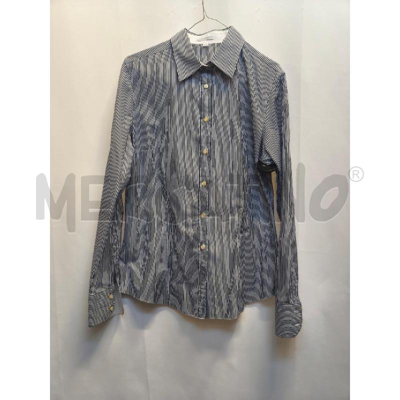CAMICIA DONNA HUBERT GASSER RIGHE BLU | Mercatino dell'Usato Volpago del montello 1