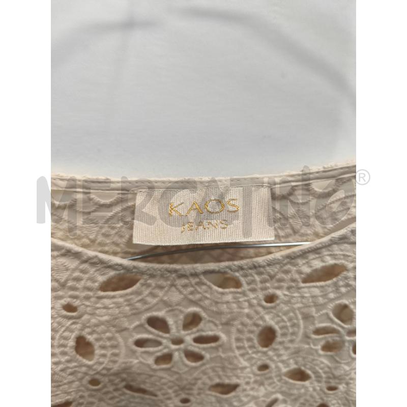 CAMICIA DONNA KAOS FIORI BIEGE  | Mercatino dell'Usato Volpago del montello 2