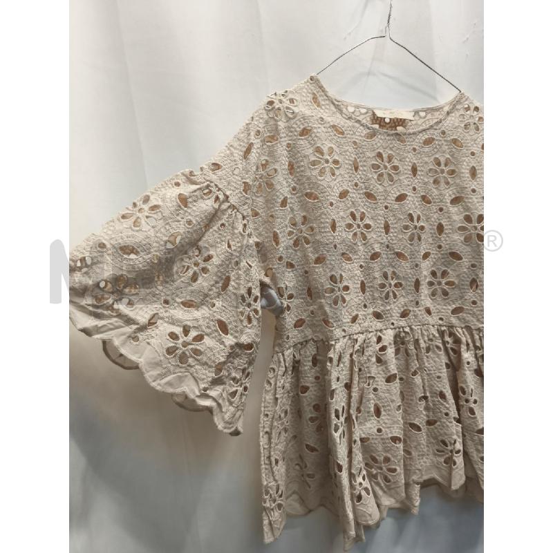 CAMICIA DONNA KAOS FIORI BIEGE  | Mercatino dell'Usato Volpago del montello 3