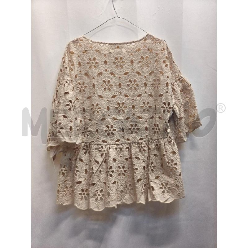 CAMICIA DONNA KAOS FIORI BIEGE  | Mercatino dell'Usato Volpago del montello 4