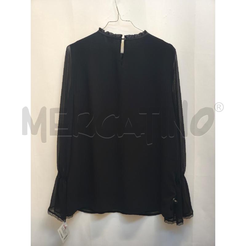 CAMICIA DONNA KARL LAGERFIELD NERA COLLO ALTO  | Mercatino dell'Usato Volpago del montello 4