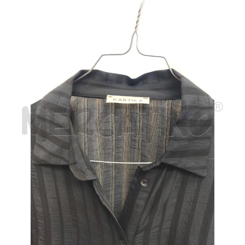 CAMICIA DONNA KARTIKA NERA RIGETE  | Mercatino dell'Usato Volpago del montello 2