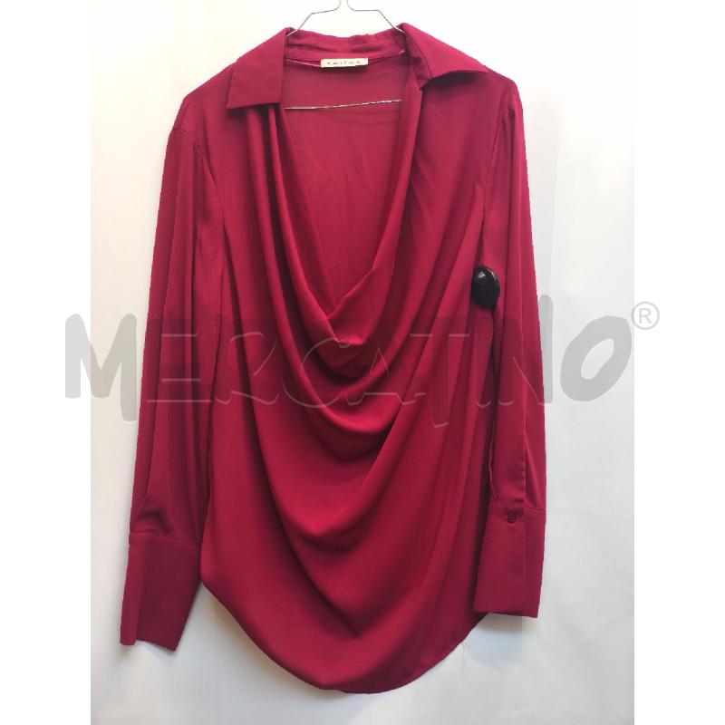 CAMICIA DONNA KARTIKA ROSSA  | Mercatino dell'Usato Volpago del montello 1