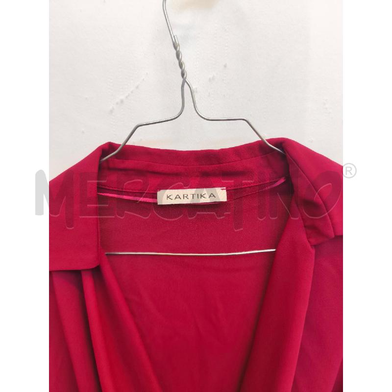 CAMICIA DONNA KARTIKA ROSSA  | Mercatino dell'Usato Volpago del montello 2